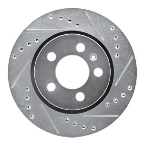 Audi TT Quattro Brake Rotor (1) - Rear Right - R1 Concepts - Drilled & Slotted - Silver - `00-`06 Audi TT Quattro Brake Rotor (1) - Rear Right - R1 Concepts - Drilled & Slotted - Silver - `00-`06